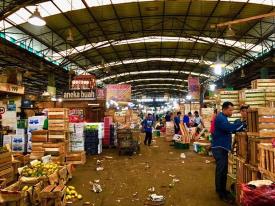 印尼雅加达最大生鲜批发市场